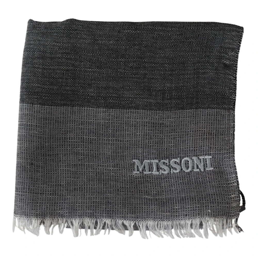 Missoni Herren Grau - Wunderschöner Schal - Accessories - One Size