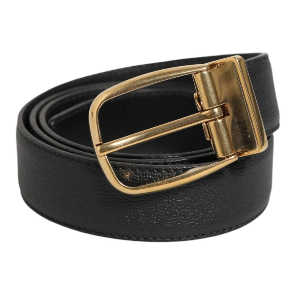 Dolce & Gabbana Herren Schwarz - Dress Belt - Accessories - K -90 Cm