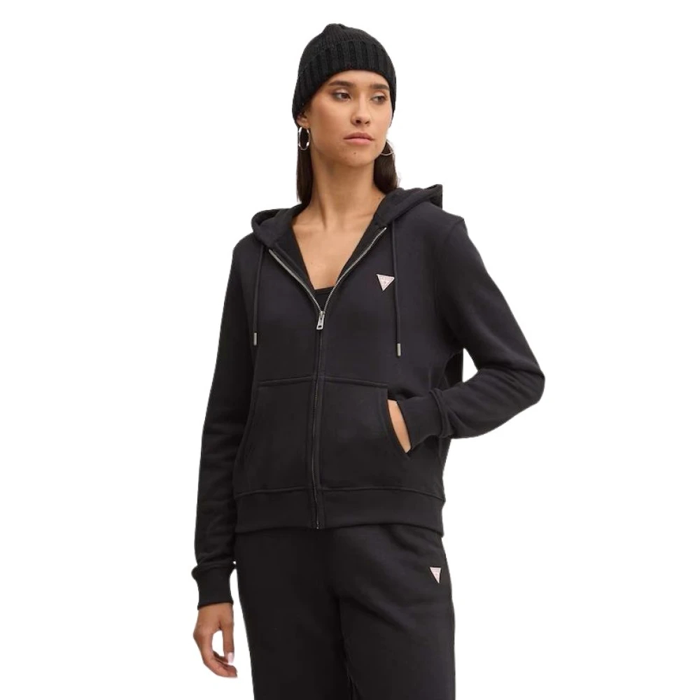 Guess , Damen, Sweatshirts & Hoodies, Schwarzk, S - Bild 7