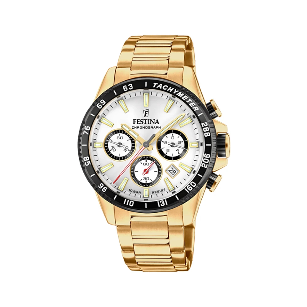 Festina - Zeitloser Chronograph - Accessories - Unisex - Gelb - One Size