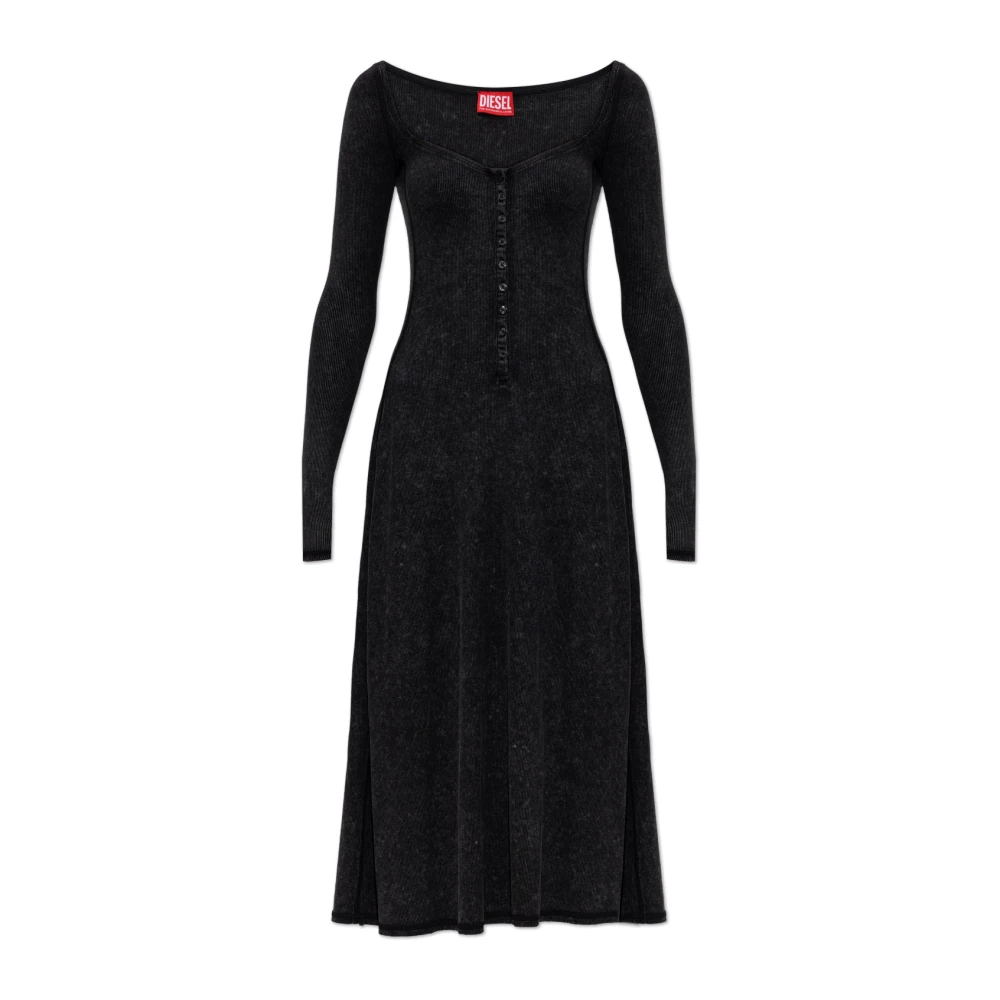 Diesel Damen Schwarz - D-Ley Kleid - Dresses - K -L
