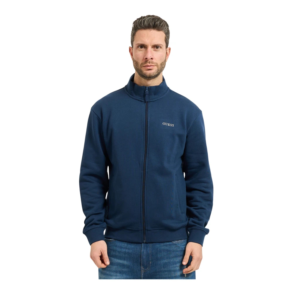 Guess Herren Blau - Full-Zip Sweatshirt - Sweatshirts & Hoodies - 2XL
