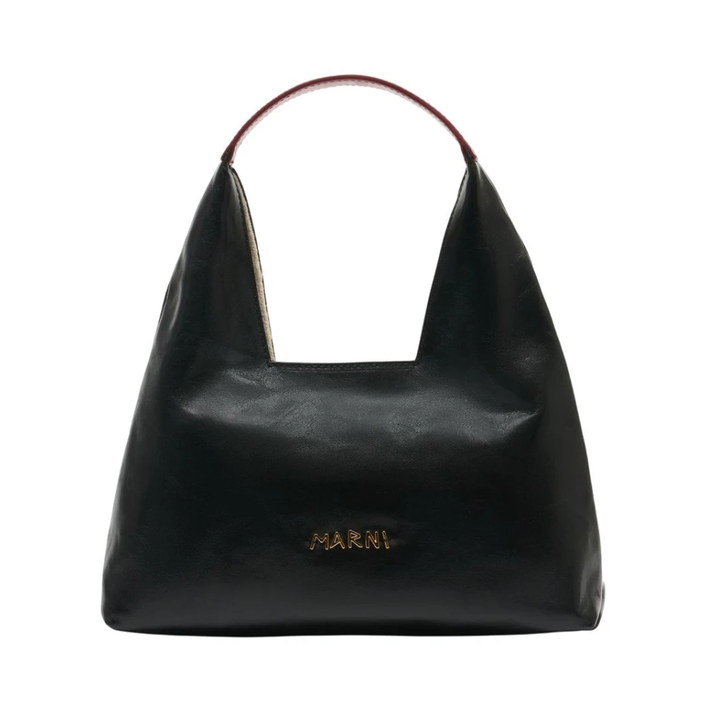 Marni Damen Schwarz - Top Handle Mini Schultertasche - Bags - K - One Size