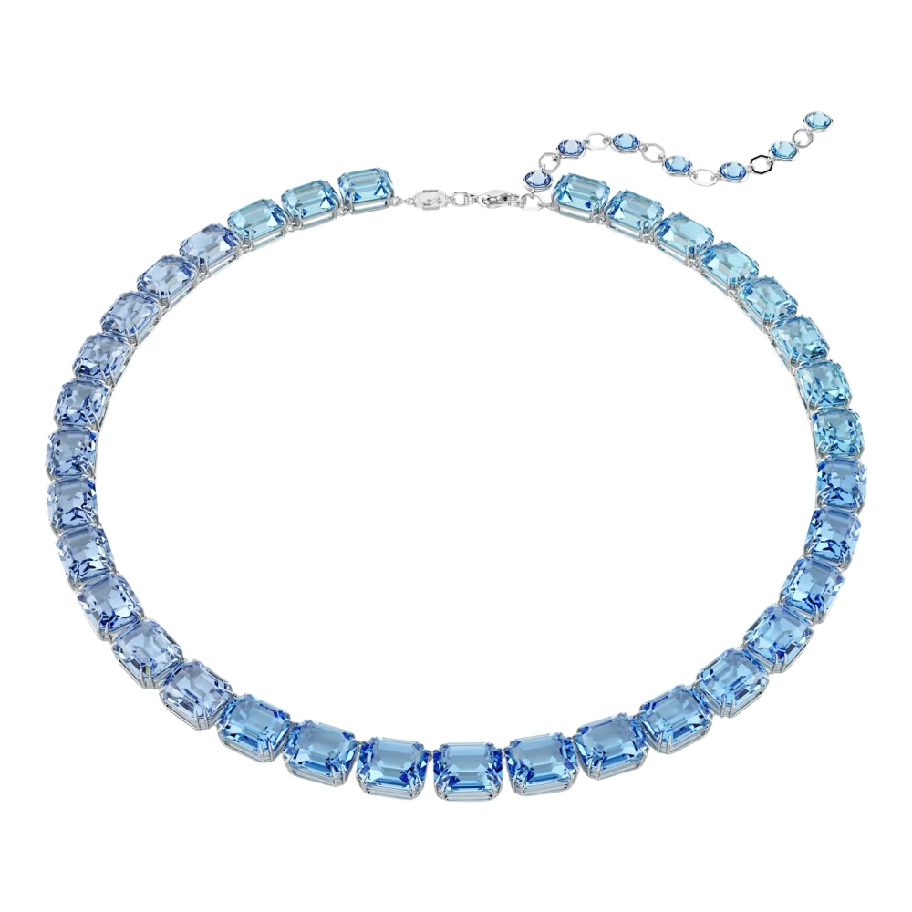 Swarovski - Millenia Tennis-Halskette - Accessories - Damen - Blau - One Size - Bild 8
