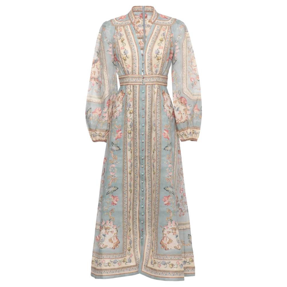 Zimmermann Damen Multicolor - Leinenkleid - Dresses - Mehrfarbig - Xs