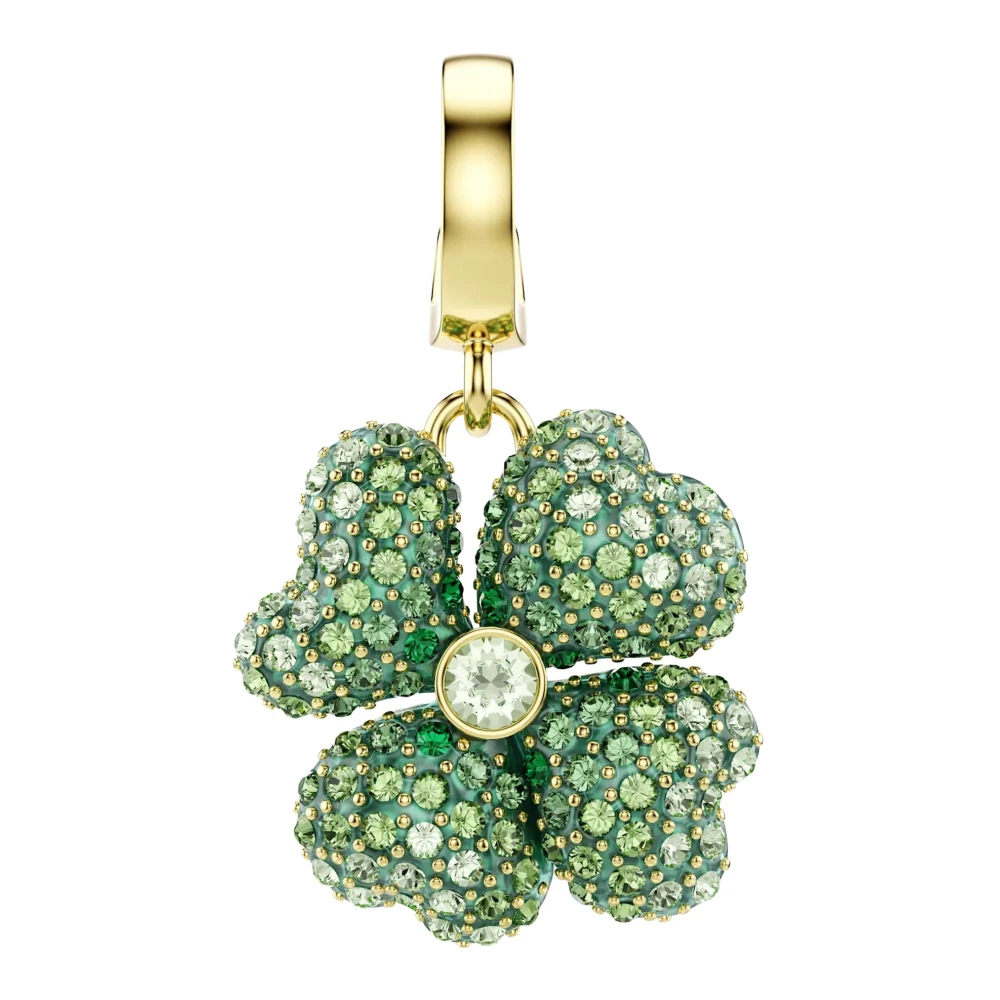 Swarovski Charm Global Collection, Gelbgold, Grün Metall für Damen 5743130, Christ - Image 5
