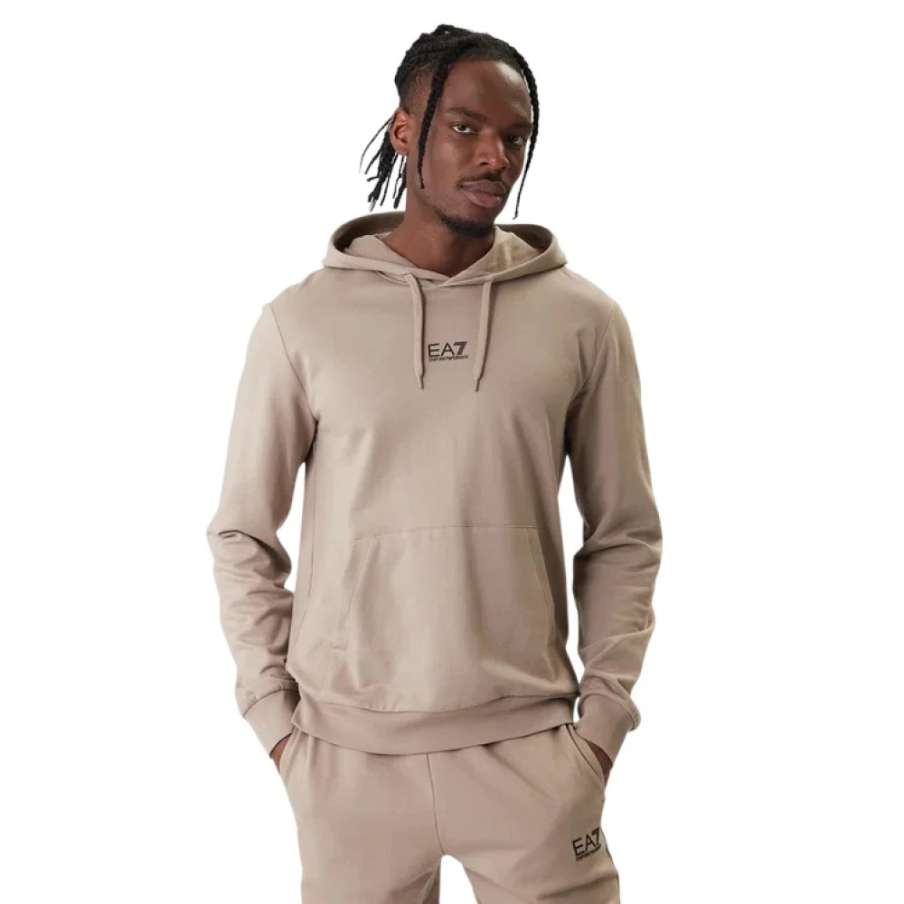 Emporio Armani Ea7 Herren Beige - Kapuzenpullover - Sweatshirts & Hoodies - L