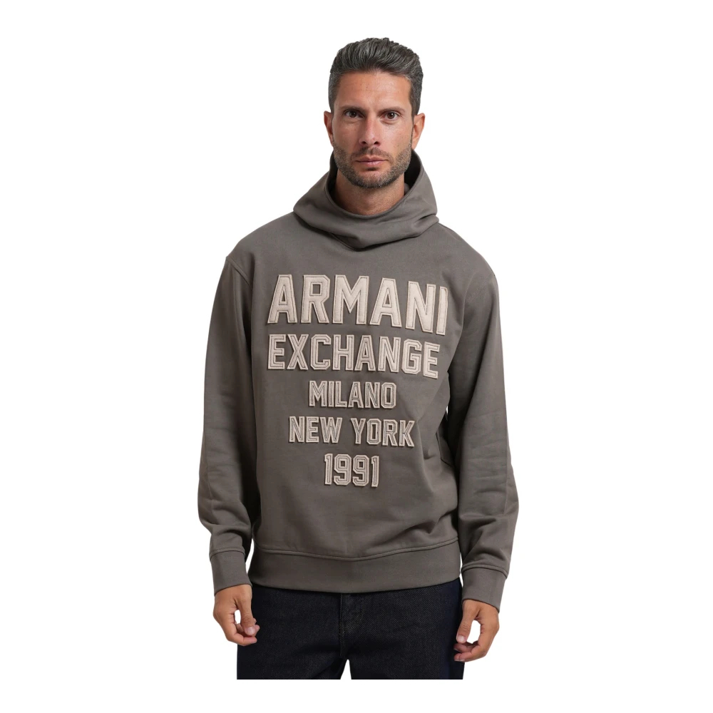 Armani Exchange - Kapuzenpullover - Sweatshirts & Hoodies - Herren - Grau - L