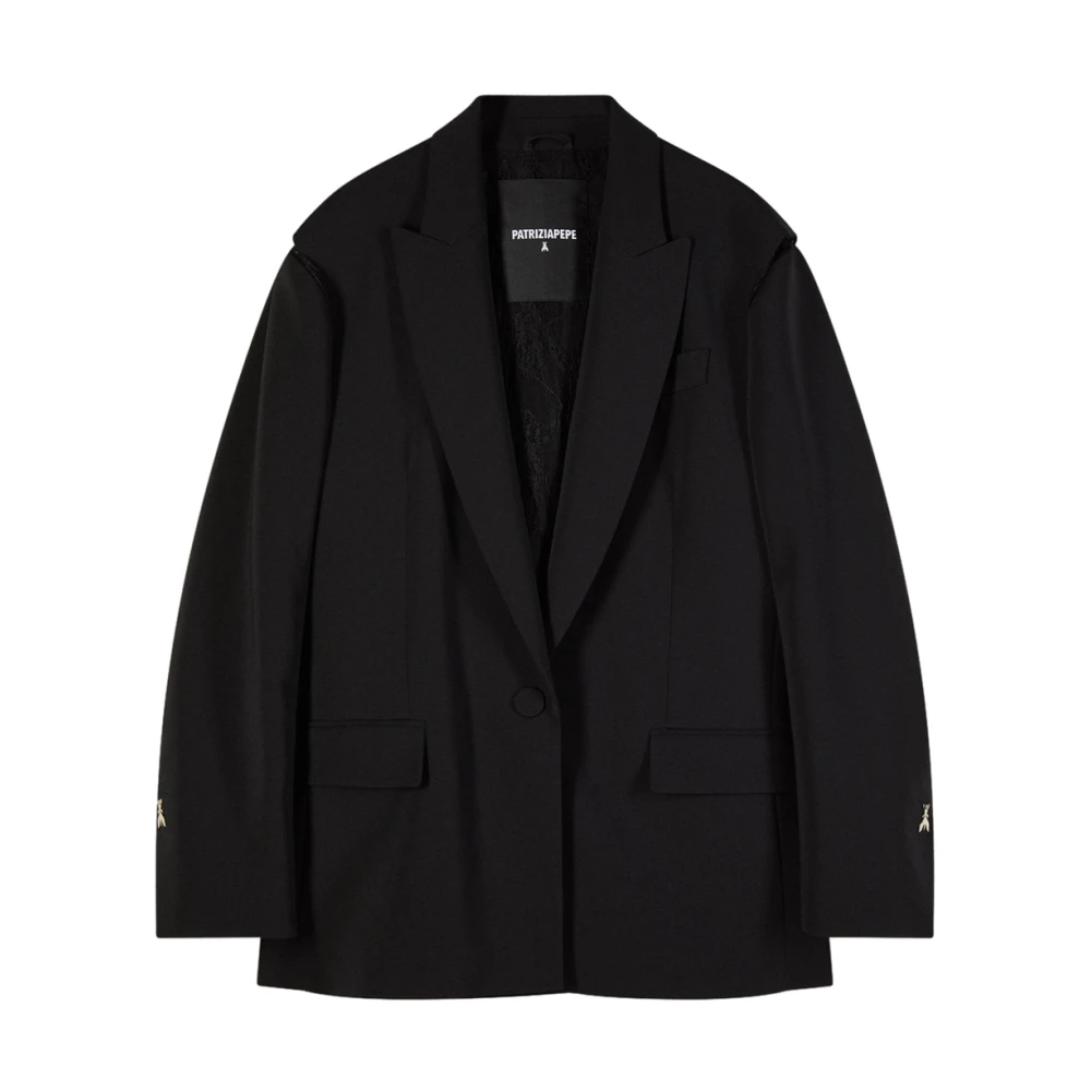 Patrizia Pepe Damen Schwarz - Blazers - Jackets - K - M
