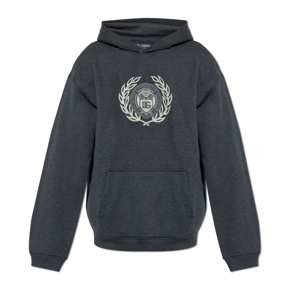 Dolce & Gabbana Herren Grau - Kapuzenpullover - Sweatshirts & Hoodies - Xl