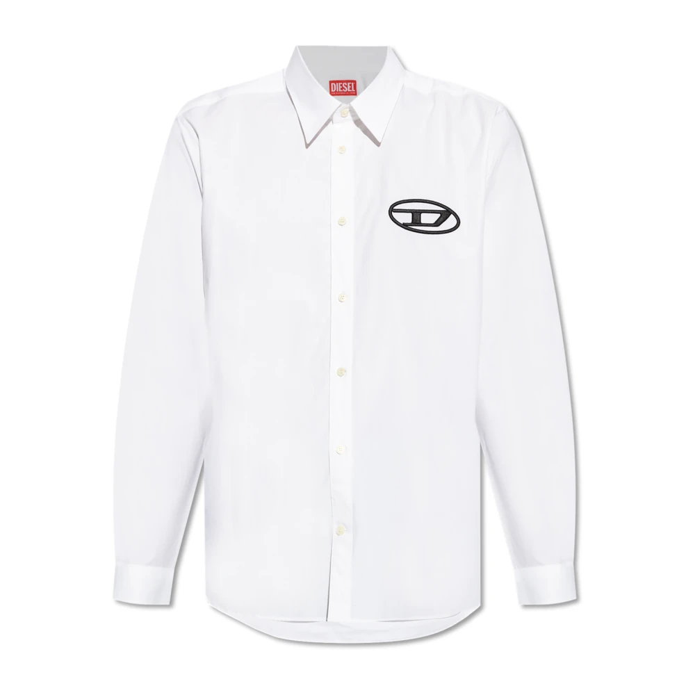 Diesel Herren Weiß - Shirt S-Simply-D - Shirts - 3XL