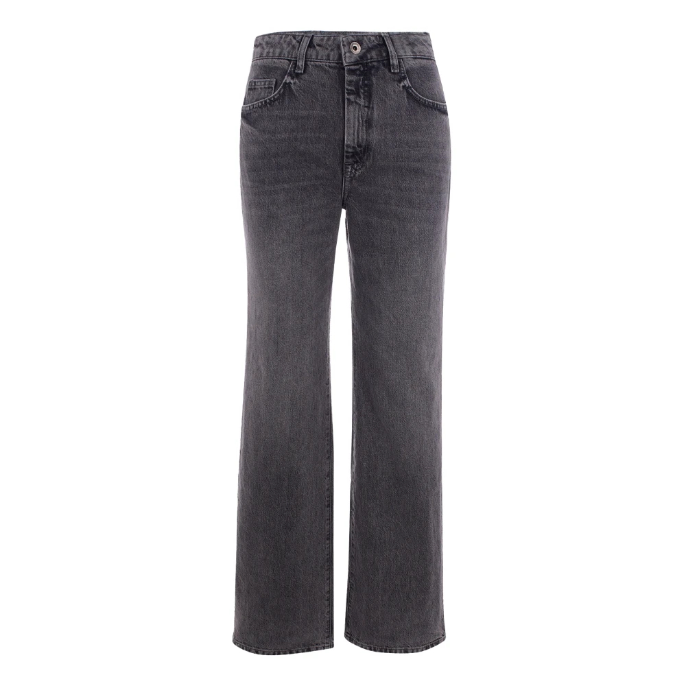 Patrizia Pepe Damen Grau - Fly Flared Jeans - Jeans - W29