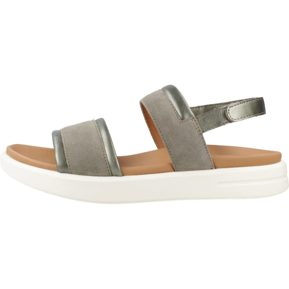 Geox Damen Beige Keil-Sandalen Für Xand - Bild 3