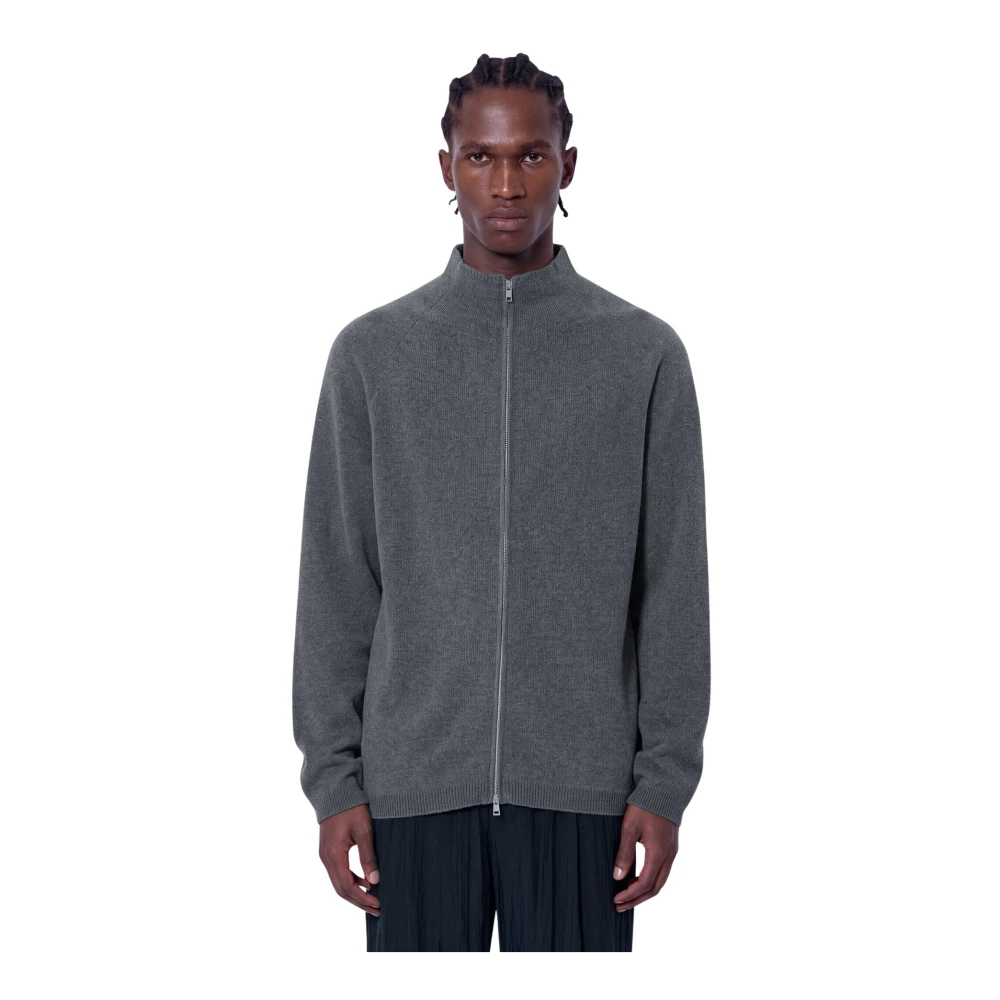 Our Legacy - Line Zip Cardigan - Knitwear - Herren - Grau - M - Bild 5