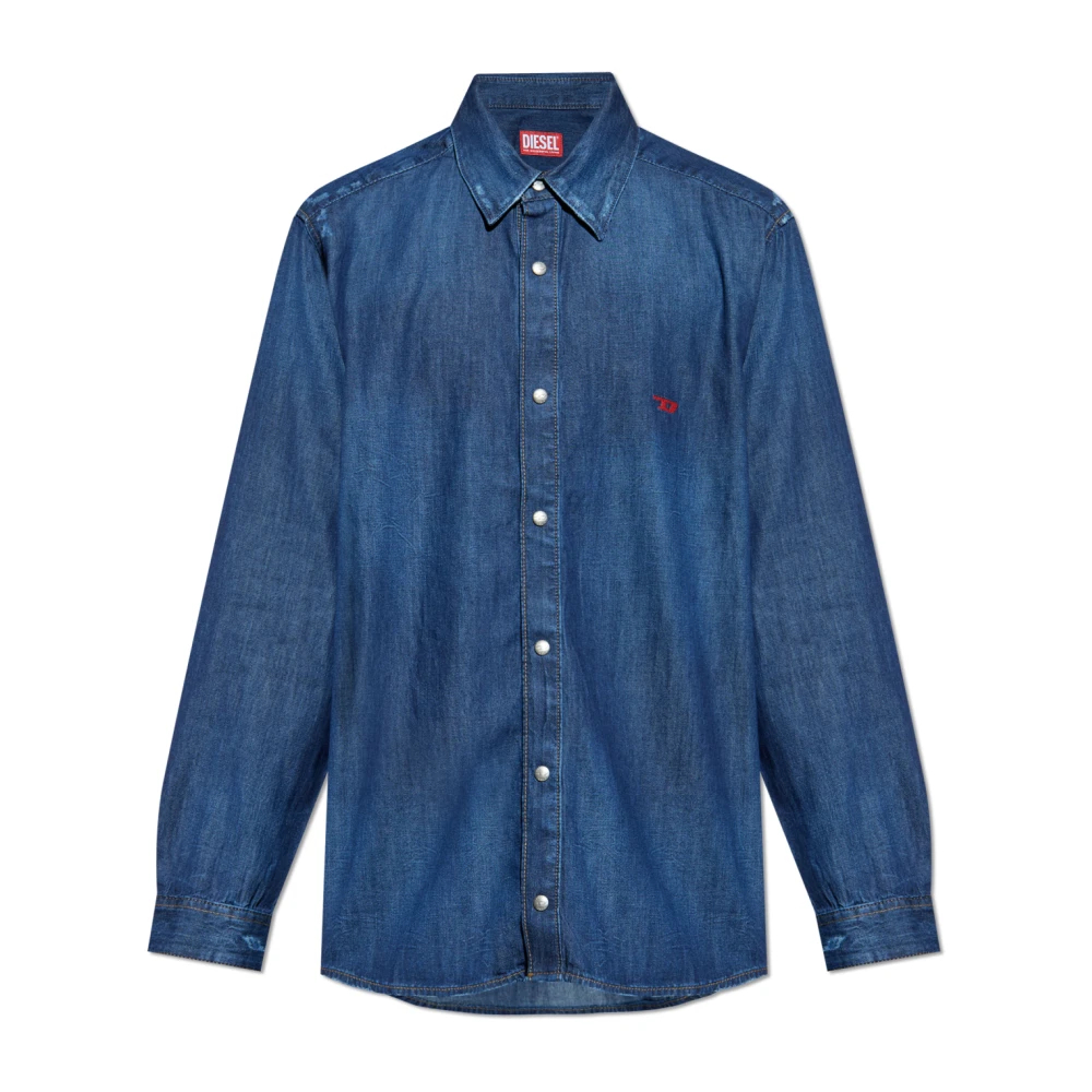 Diesel Herren Blau - Denim Hemd D-Simply - Shirts - Xl
