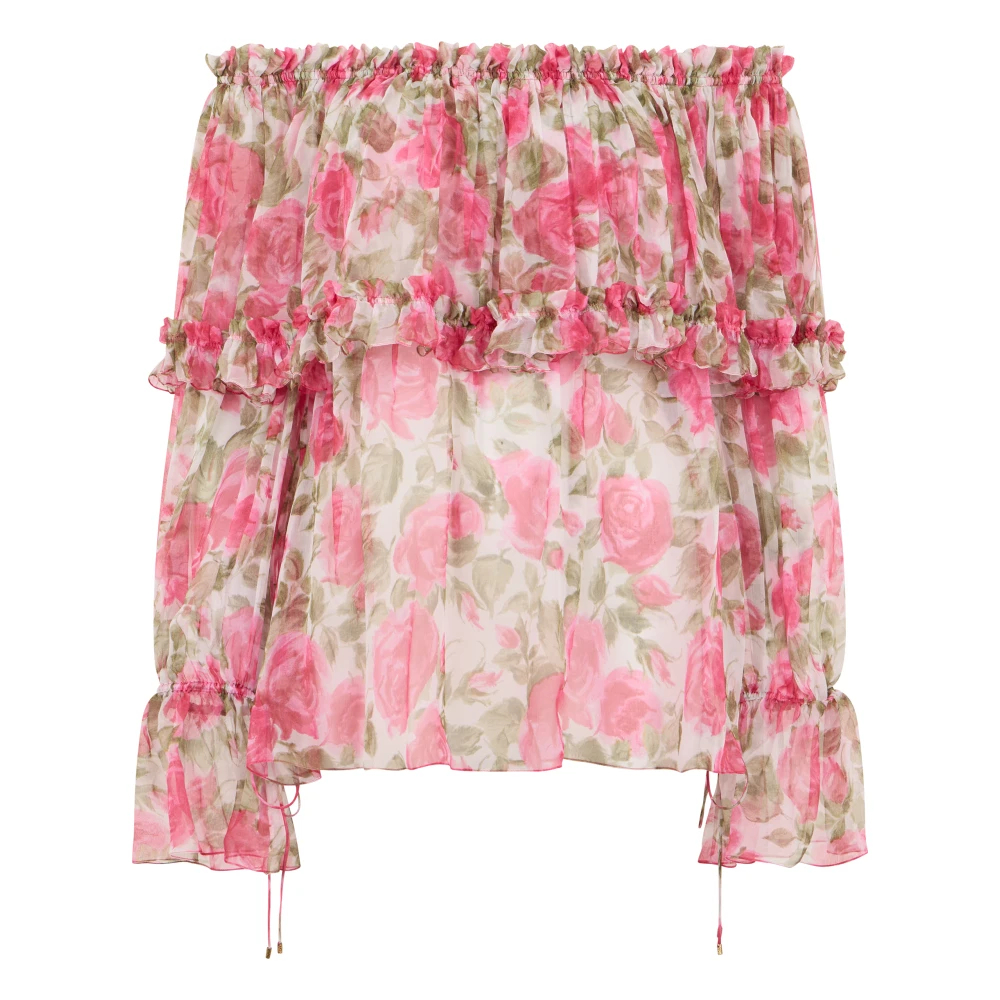 Chloé , Damen, Blusen & Hemden, Rosa, M - Bild 5