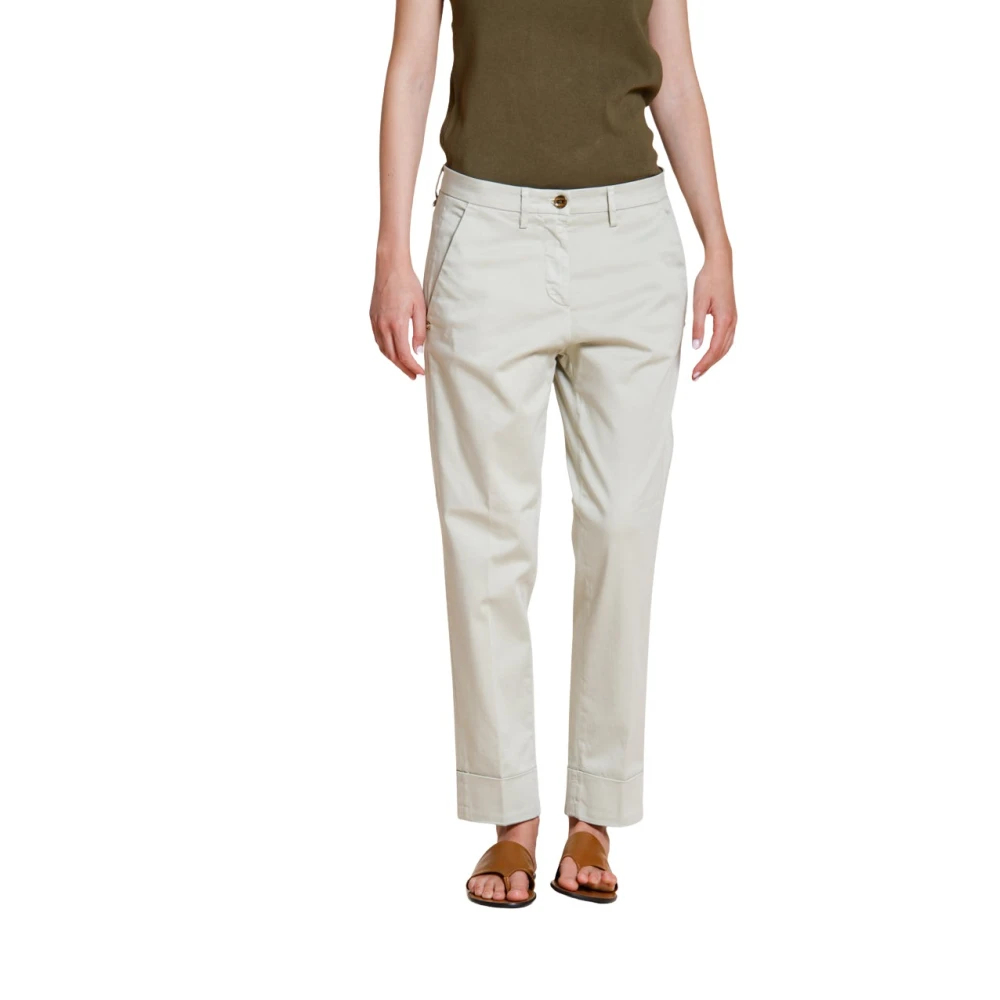 Mason's Damen Grau - New York Carrot Chino Pants - Trousers - Xl