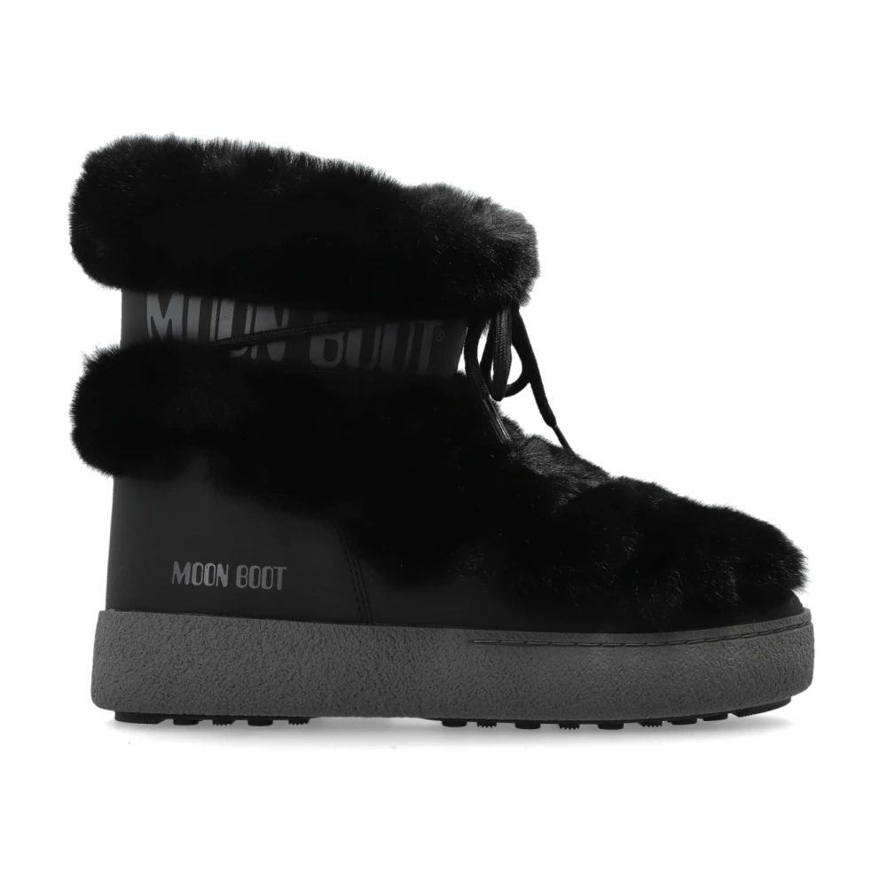 Moon Boot Damen Schwarz Schneeschuhe Ltrack Tube Faux-Fur 80D2450130 38 - Bild 4