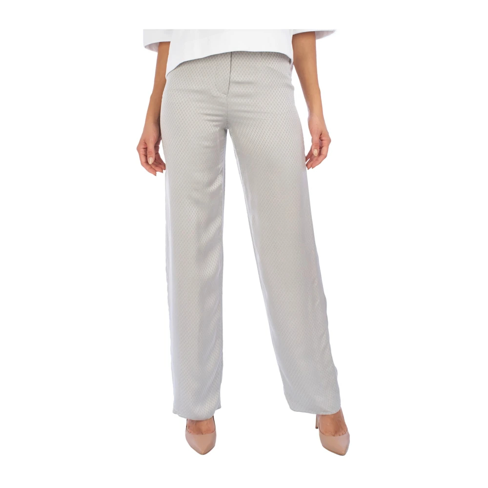 Emporio Armani Damen Grau - Palazzo Hose - Trousers - 3XL