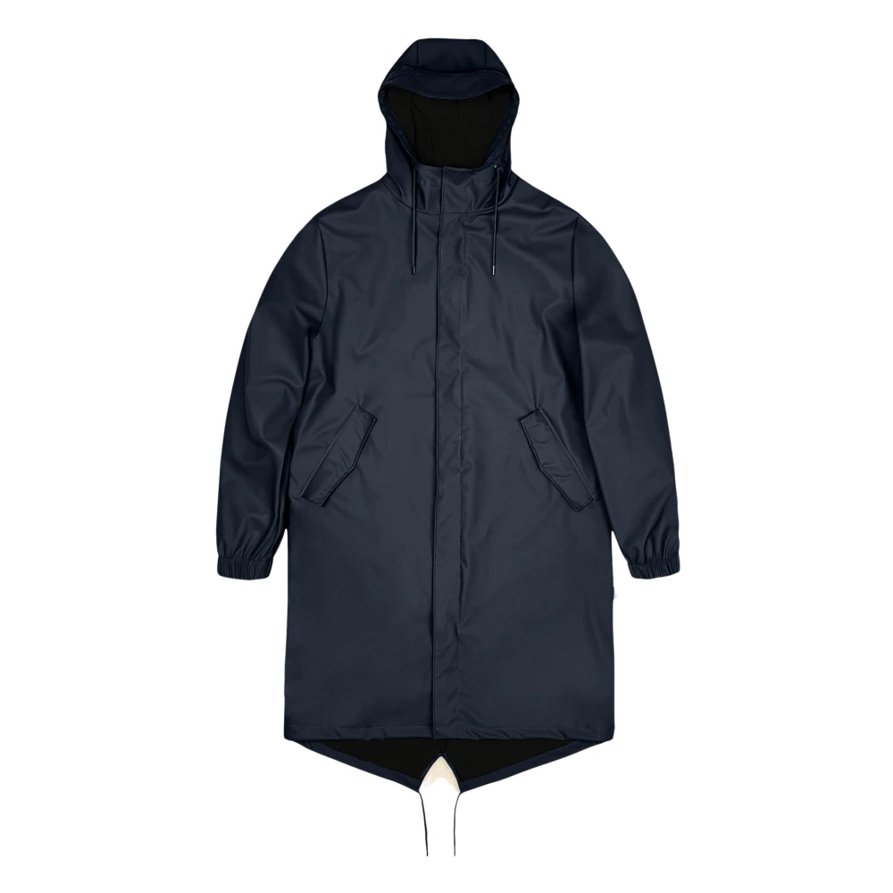 Rains Damen Blau - Fishtail Parka - Jackets - Xs