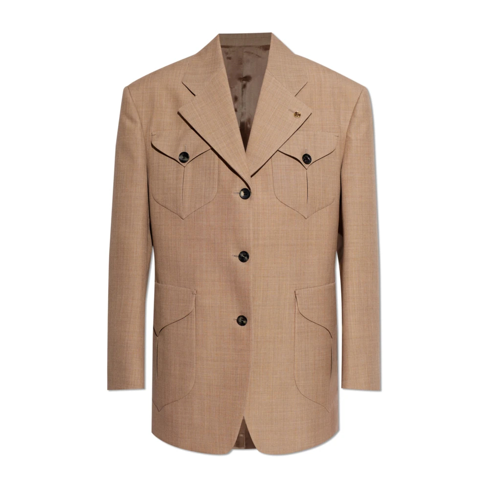 Versace Damen Beige - Wollblazer - Jackets - M
