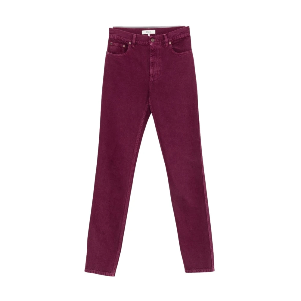 Chloé - Jeans Bordeaux - Jeans - Damen - Lila - W26