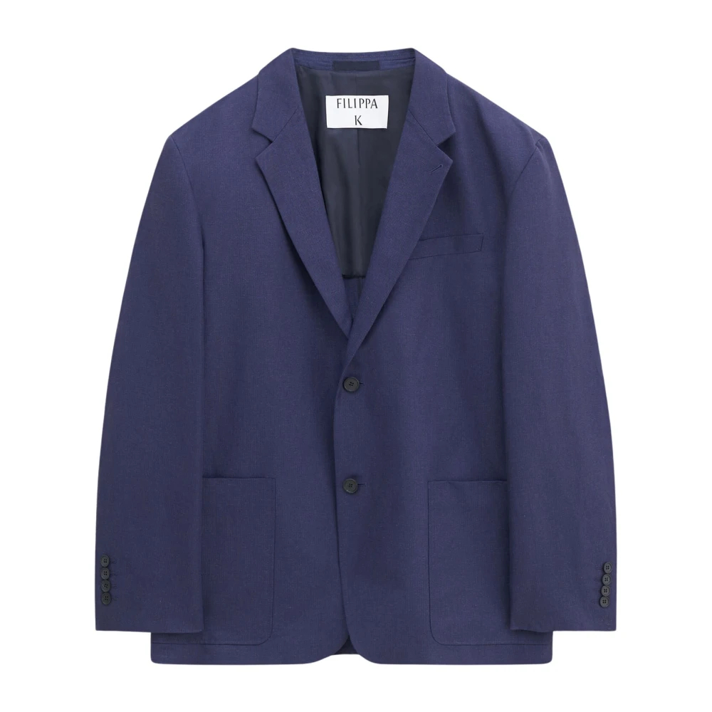 Filippa K Herren Blau - Relaxed Blazer - Jackets - Xl