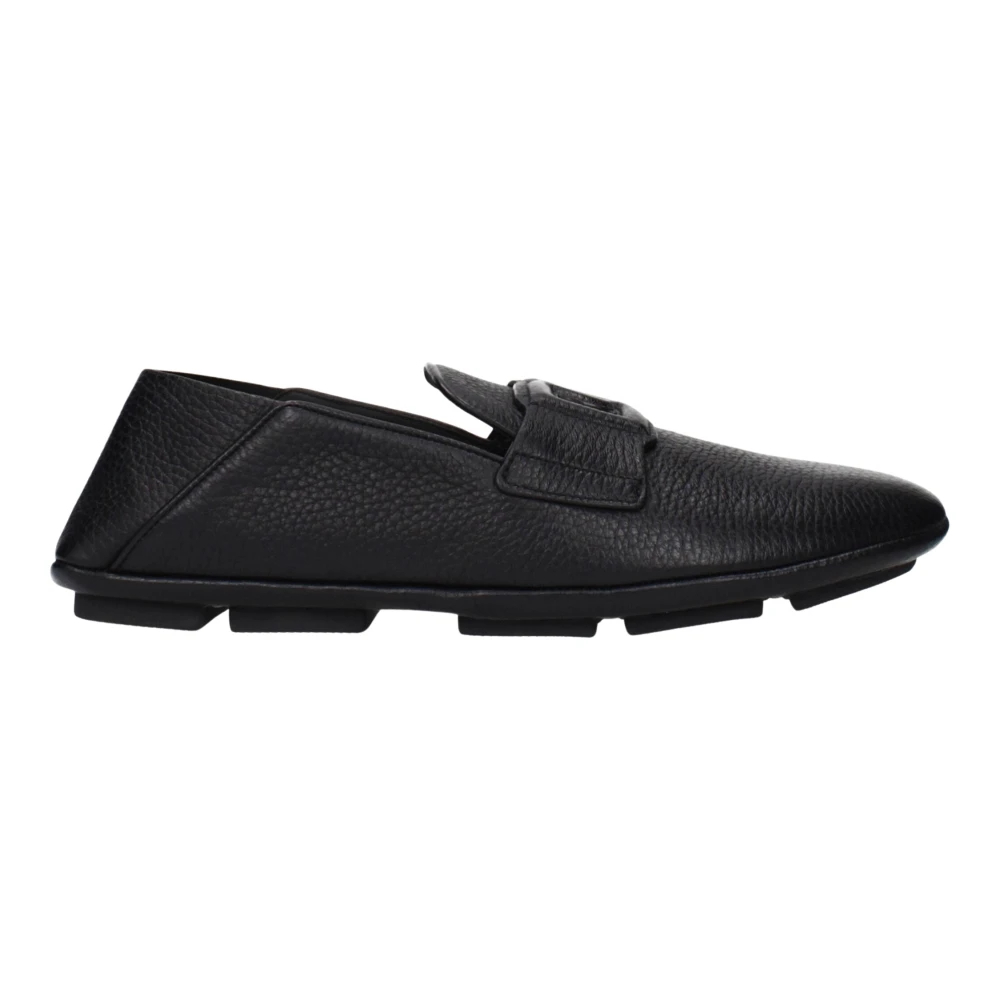 Dolce & Gabbana Herren Schwarz E Leder Slipper Us Größe 39 - Bild 4