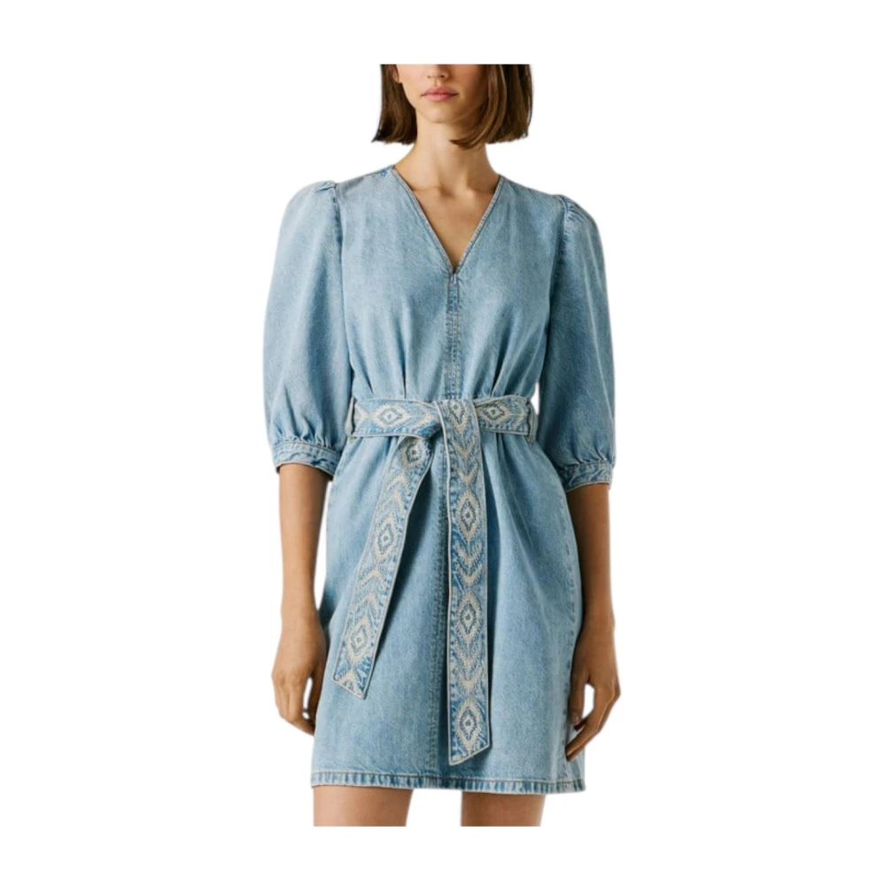 Pepe Jeans , Damen, Kleider, Blau, Xs - Bild 3