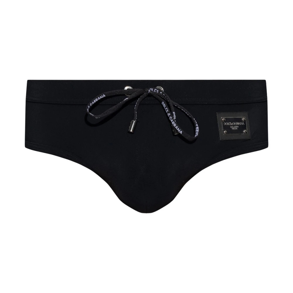 Dolce & Gabbana Herren Schwarz - Bade-Slips - Swimwear - K -S