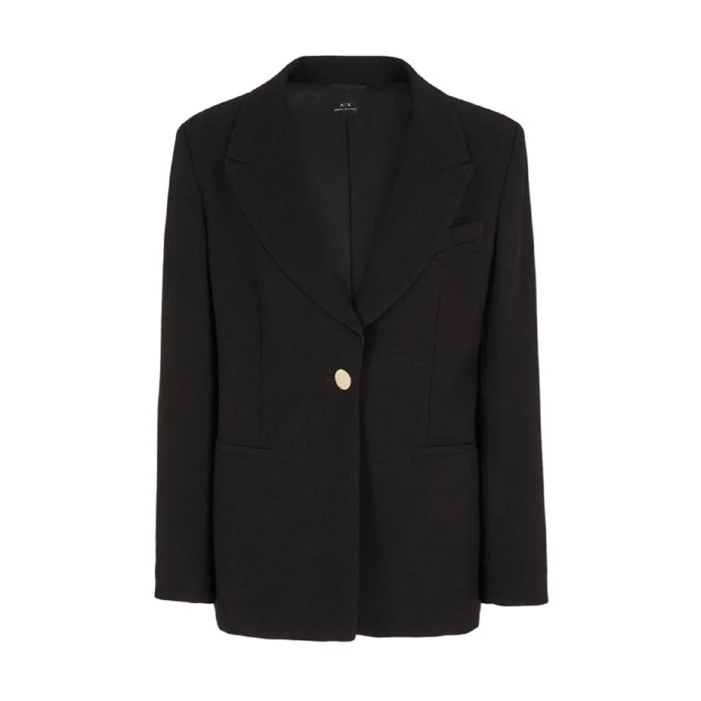 Armani Exchange Damen Schwarz - Blazer Für - Jackets - K - 2XS