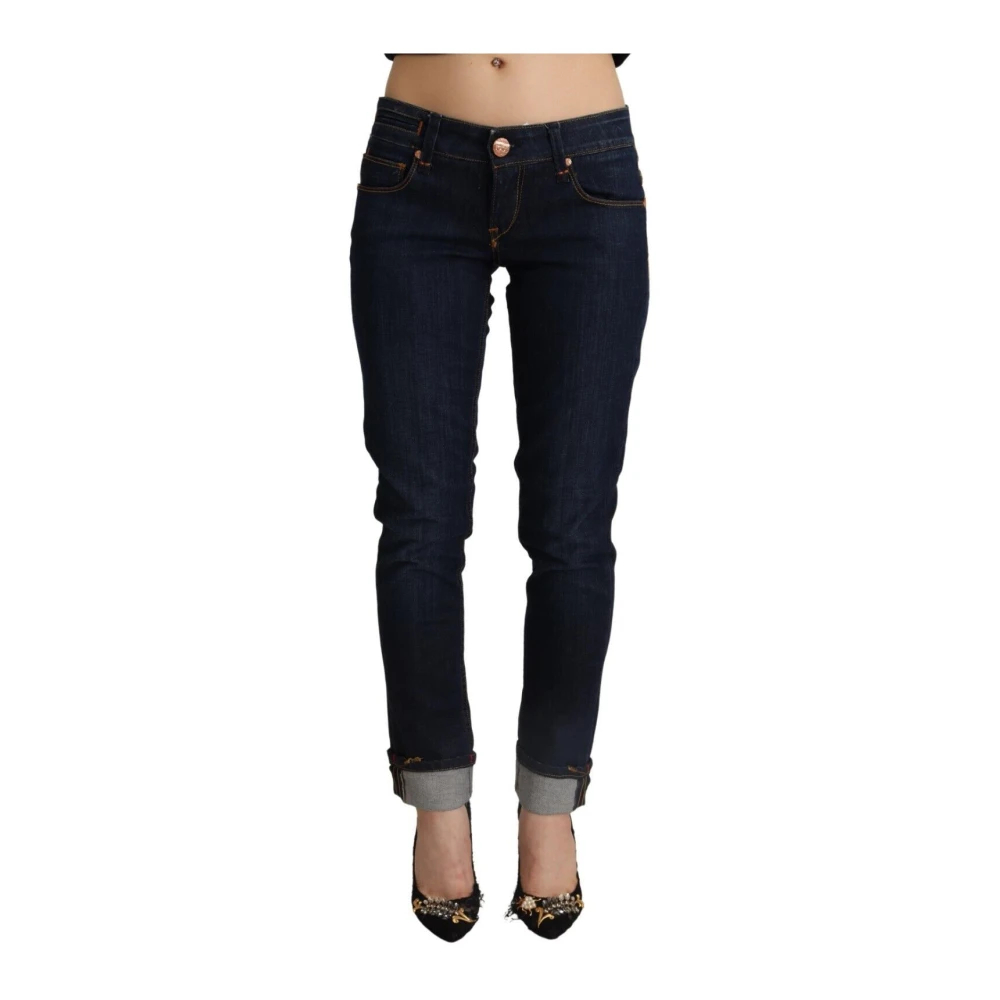 Acht Damen Blau - Low Waist Skinny Denim - Jeans - W26