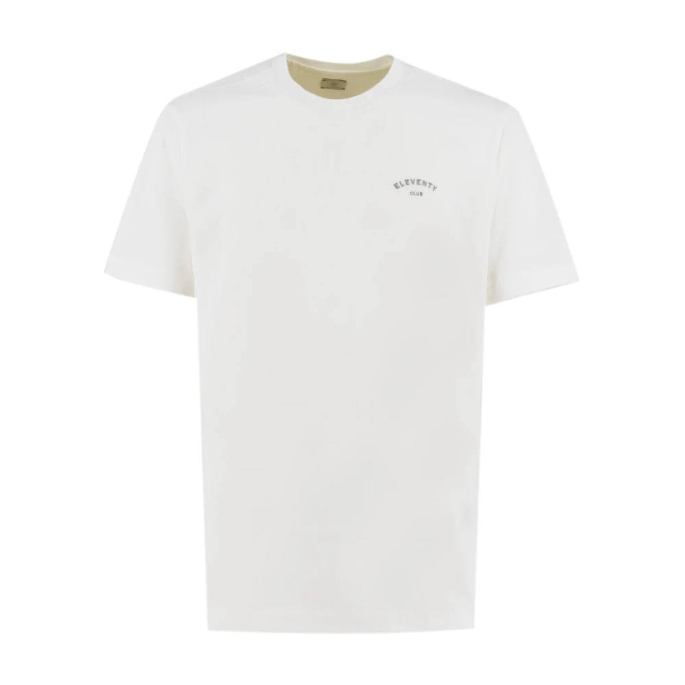 Eleventy Herren Weiß - T-Shirt - Tops - S
