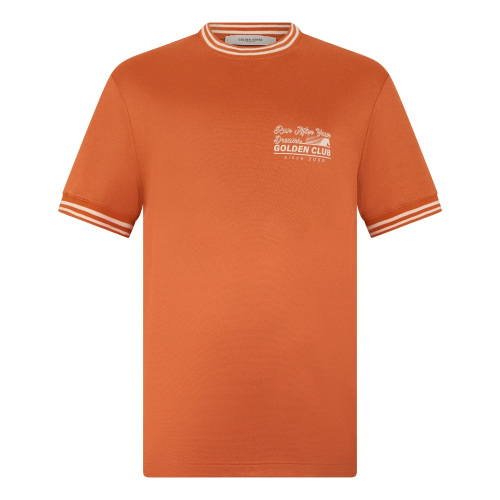 Golden Goose Herren Orange - T-Shirts - Tops - L