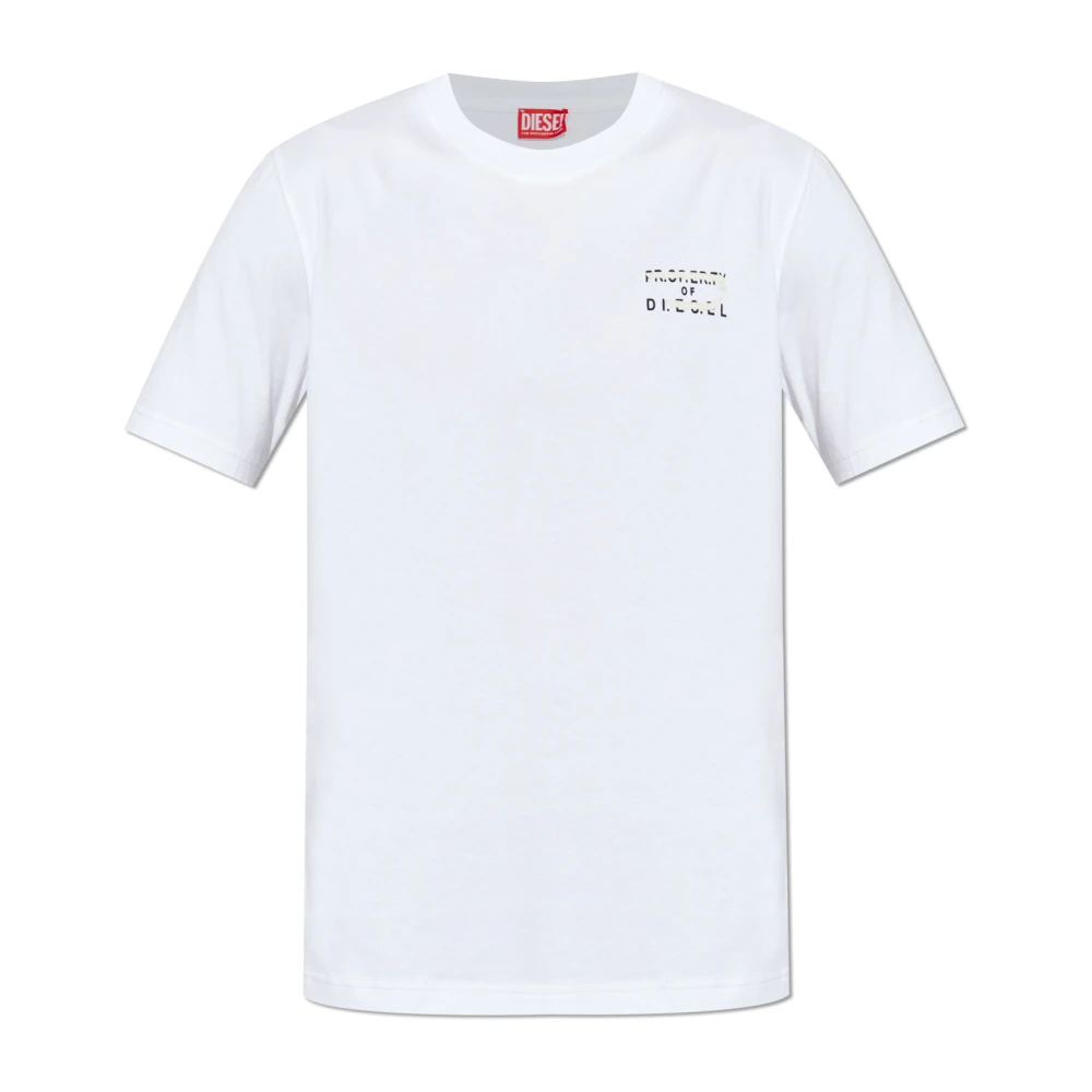 Diesel Herren Weiß - T-Shirts - Tops - Xs