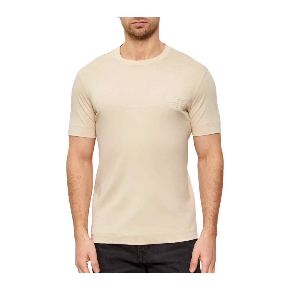 Emporio Armani Herren Beige - T-Shirt - Tops - 2XL