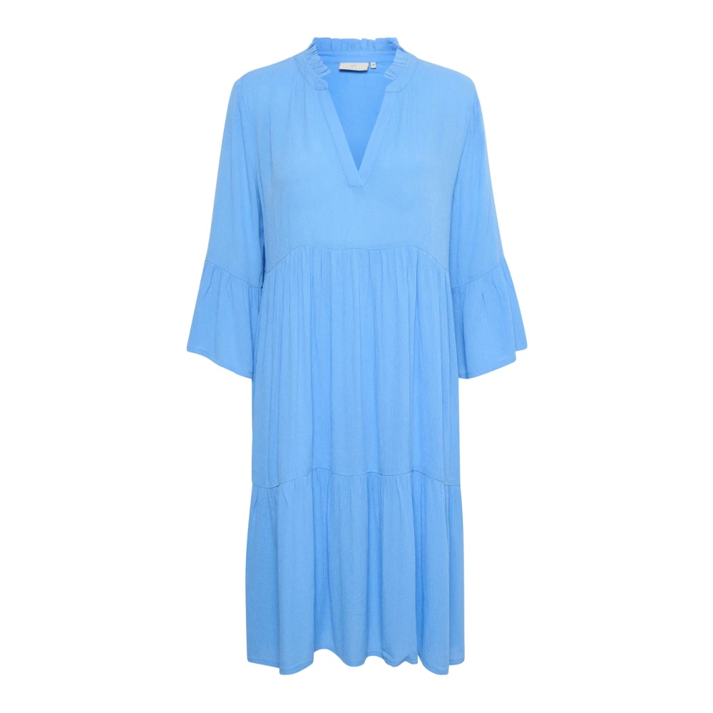 Kaffe Damen Blau Kleid Marianah Amber - Bild 4