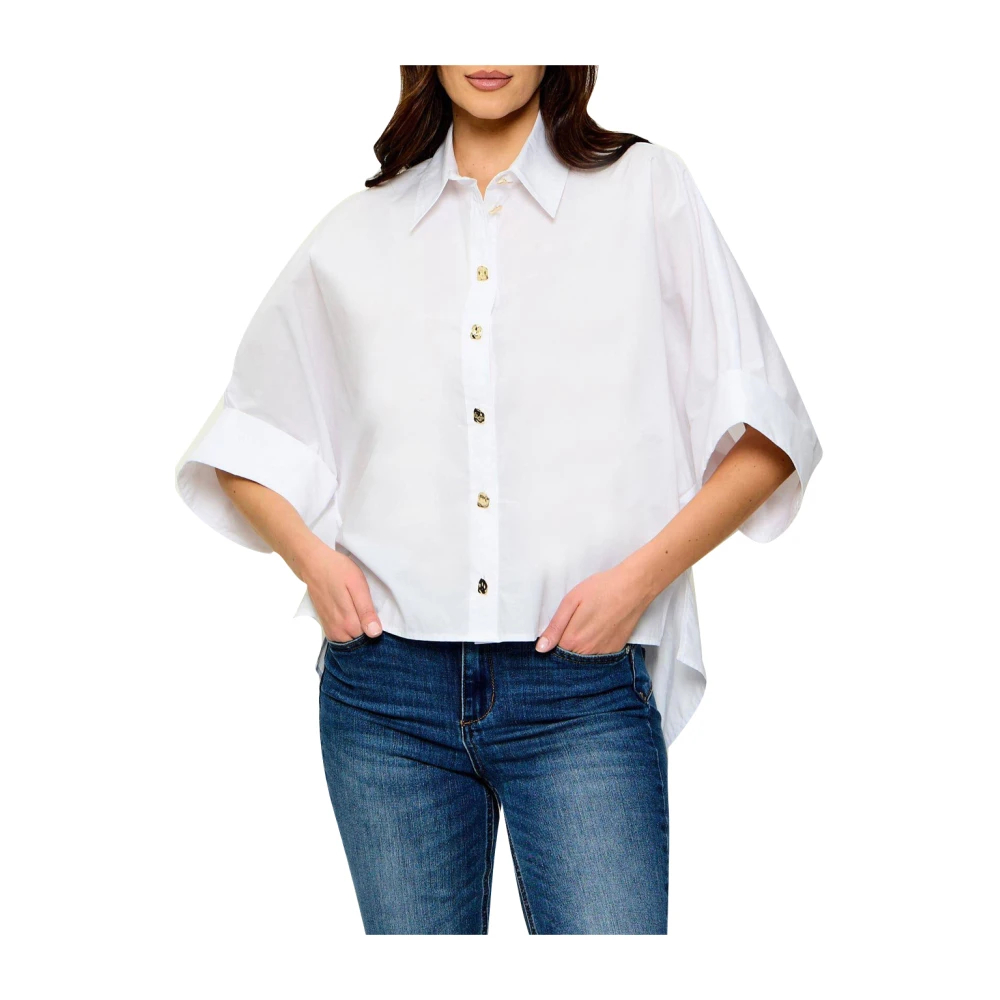 Liu Jo Damen Weiß - Poplin Shirt - Blouses & Shirts - Xs