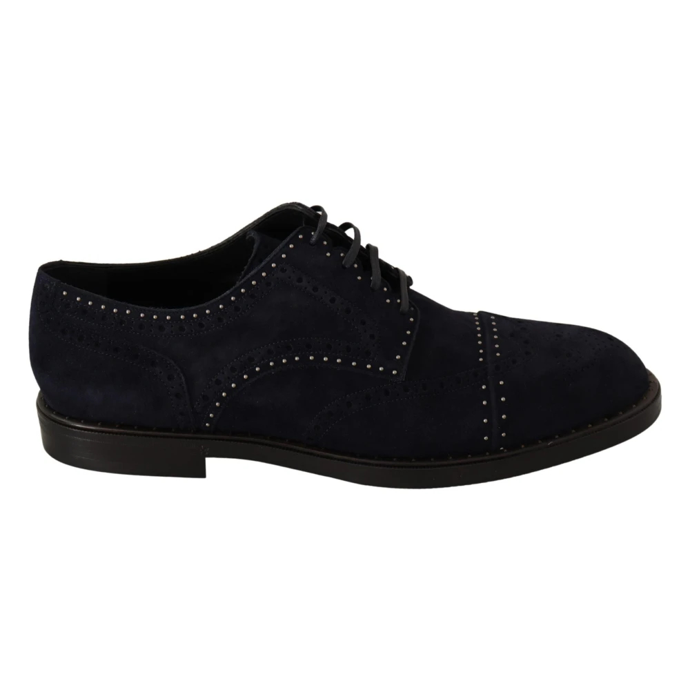 Dolce & Gabbana Herren Blau - Derby Schuhe - Shoes - 44 Eu
