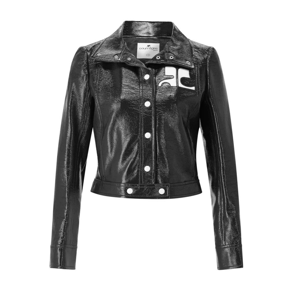 Courrèges Damen Schwarz - Blouson Jacke - Jackets - K - Xs