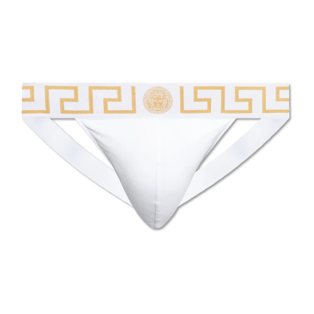 Versace - Baumwoll-Jockstraps - Underwear - Herren - Weiß - 2XL