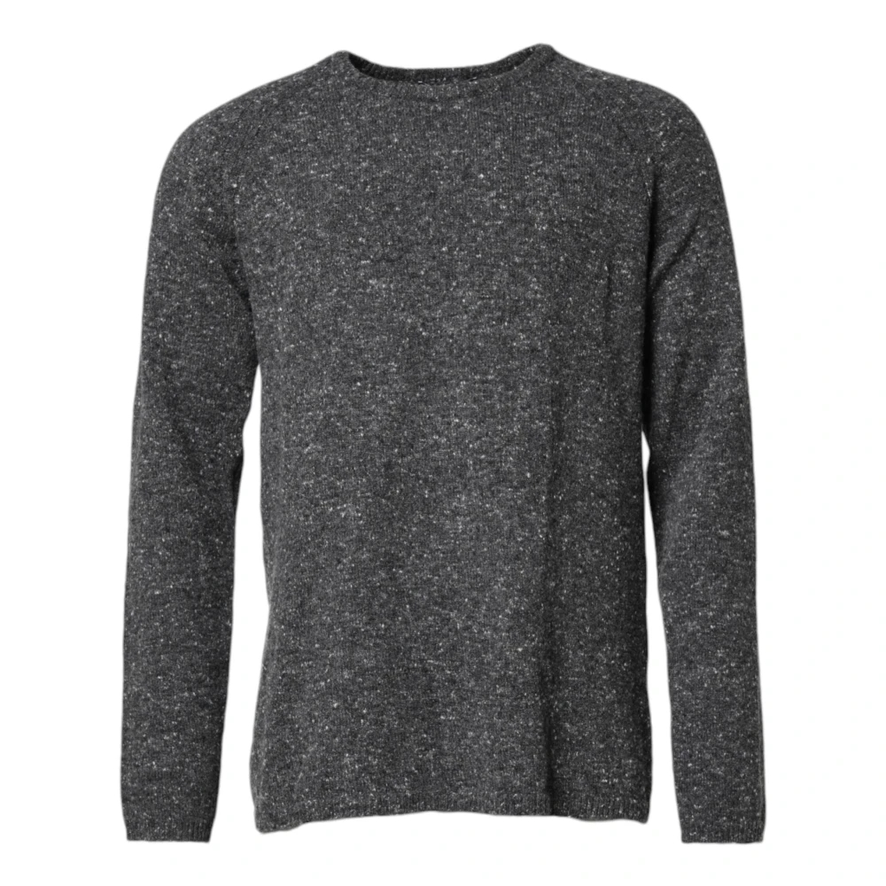 Dolce & Gabbana Herren Grau - Er Wollstrick Rundhalsausschnitt Pullover - Knitwear - 2XL