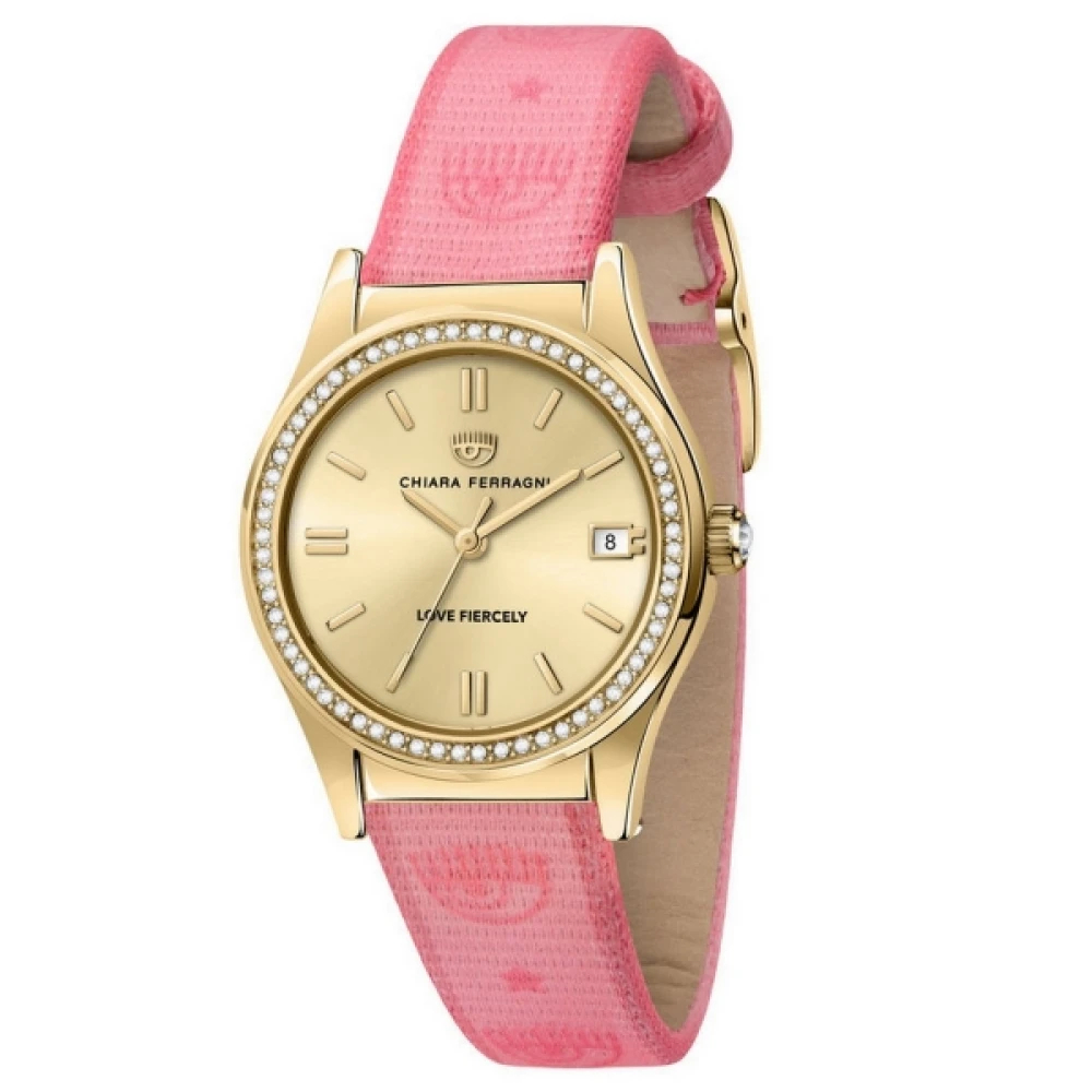 Chiara Ferragni Collection Damen Gelb - Gold Lady Quarzuhr - Accessories - One Size
