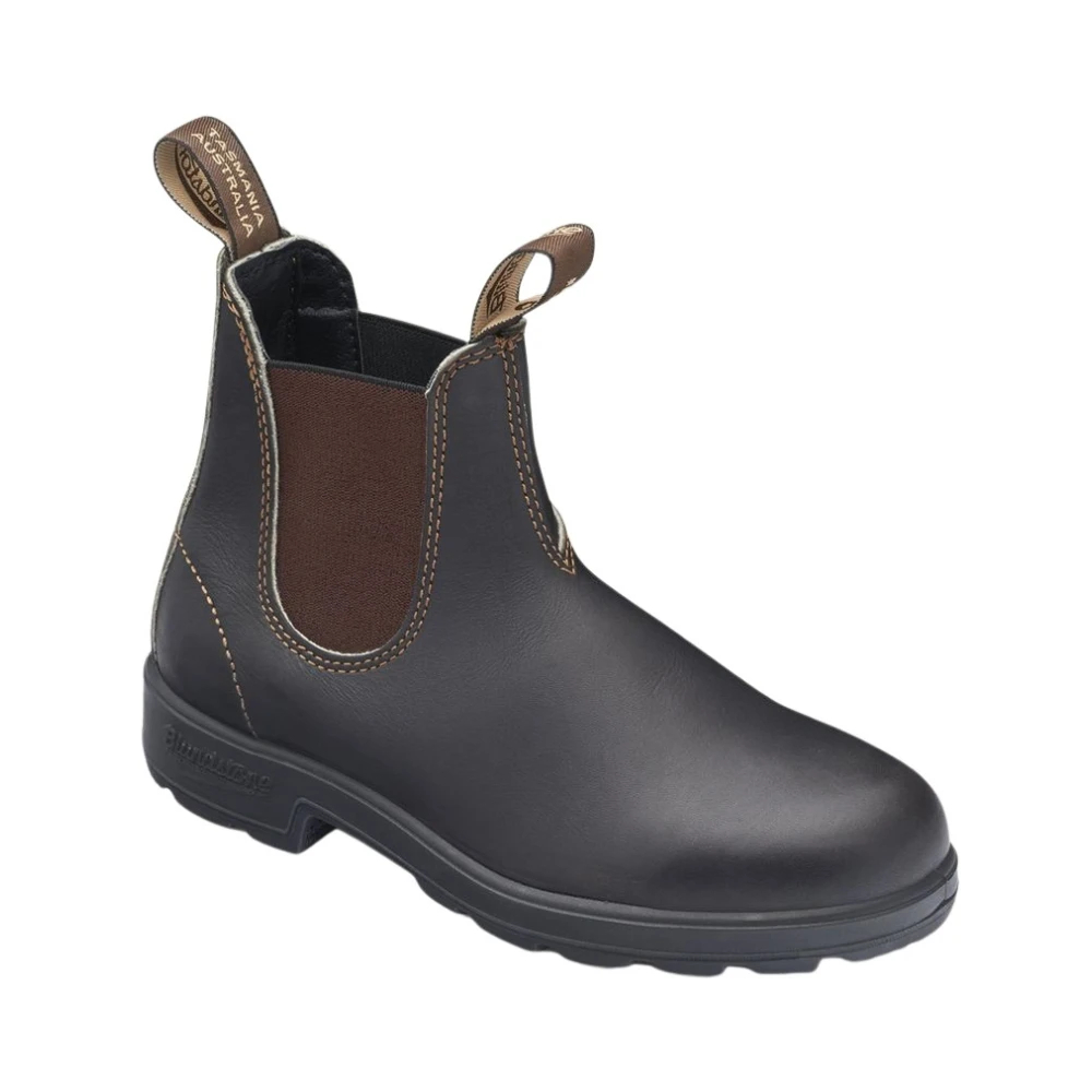 Blundstone Unisex Braun, Leder 500 Lederstiefeletten 500 Braun (45), Flach, 1 Bis 3 Cm, Keine, Lässig - Bild 8