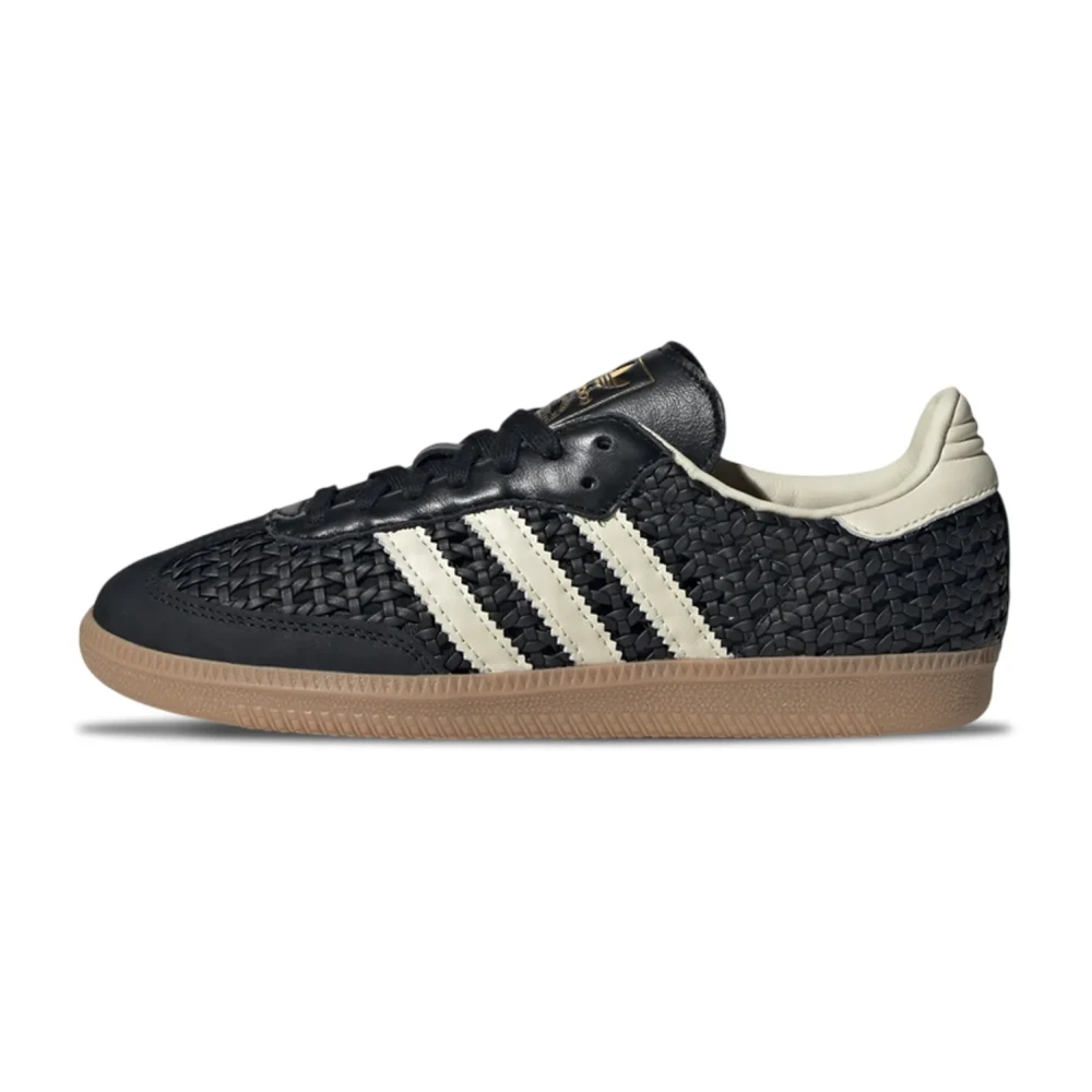 Adidas Unisex Schwarz Samba Og Core Cream White Gold Metallic Damen Sneaker Hq9282 Cm - Image 3