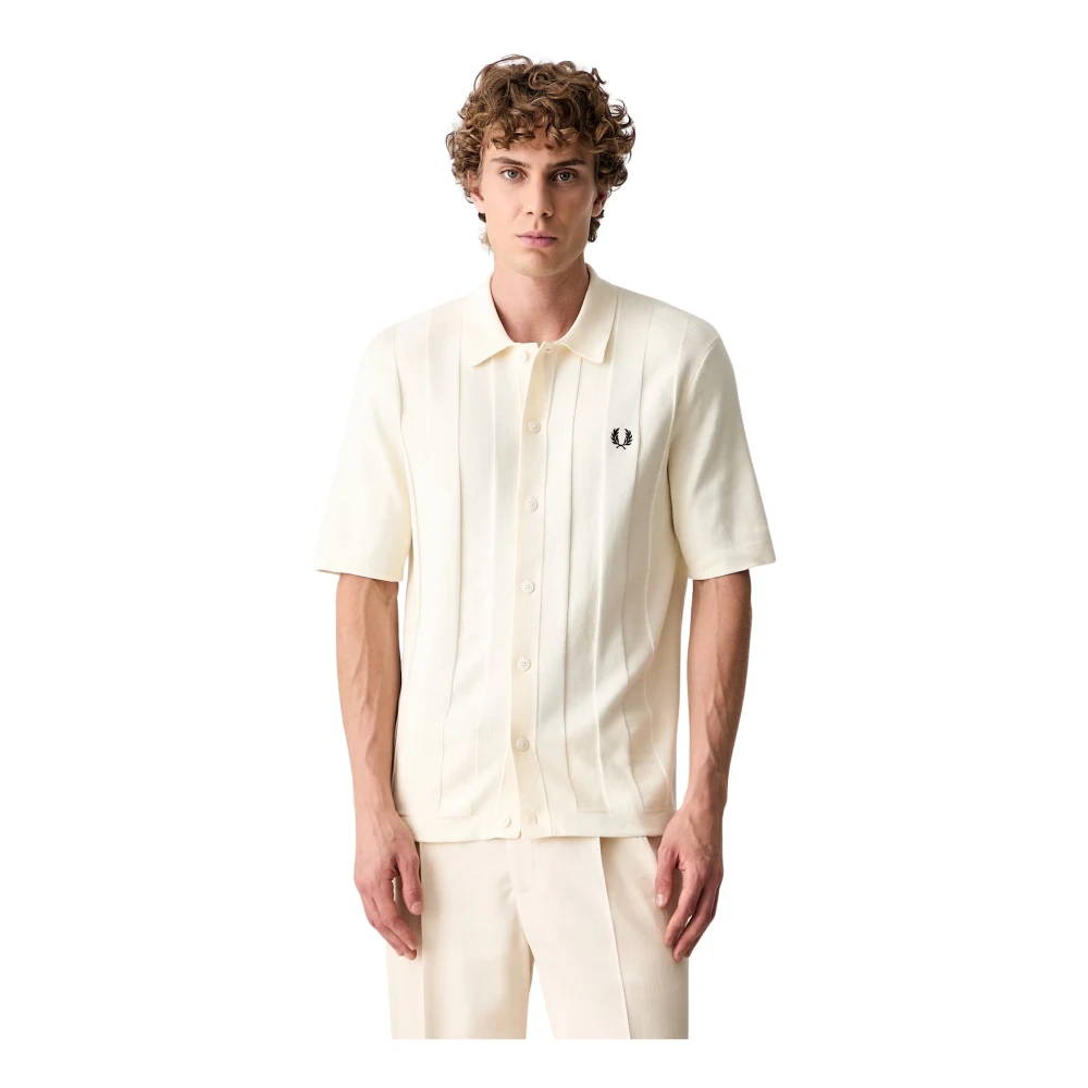 Fred Perry Herren Weiß Hemden - Bild 3