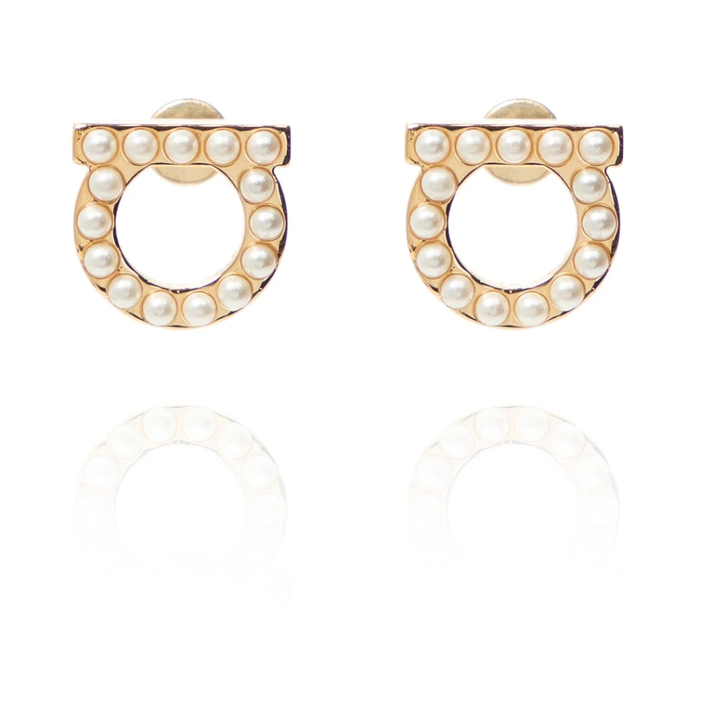 FERRAGAMO | Gancini earrings with pearls | Women | PZ - Bild 6