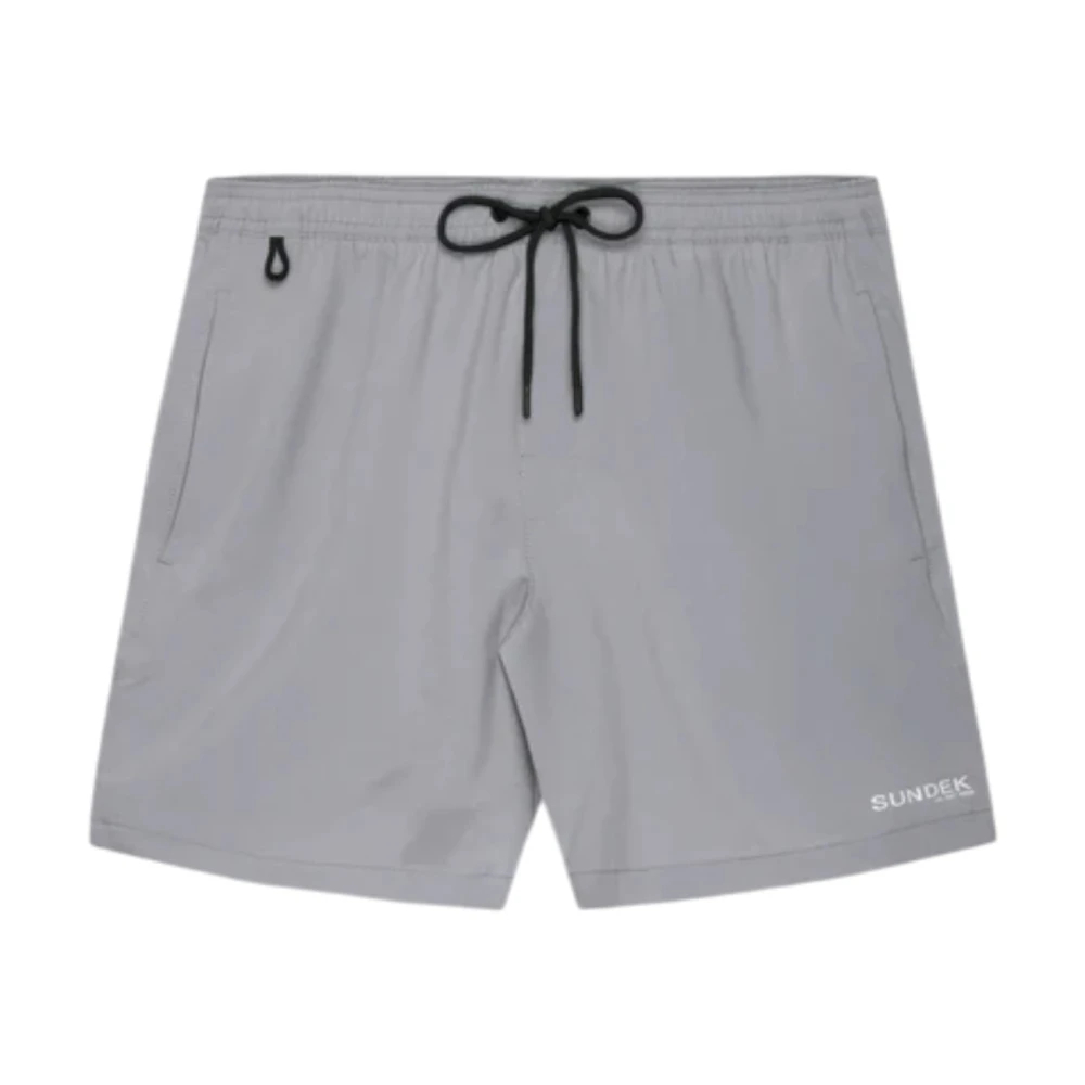 Sundek Herren Grau - Stretch Boardshort Mit Herausnehmbarer Tasche - Swimwear - 2XL