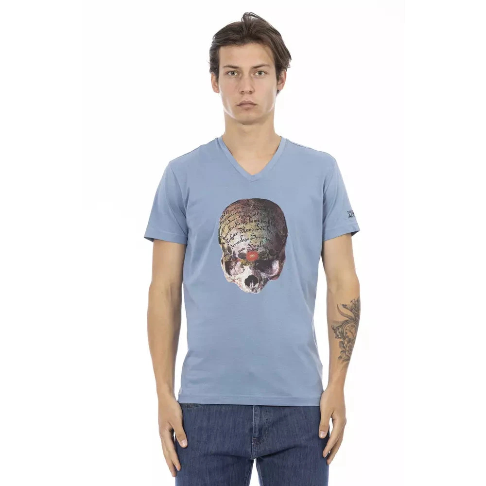 Trussardi - Action Kurzarm T-Shirt - Tops -Herren -Blau -L