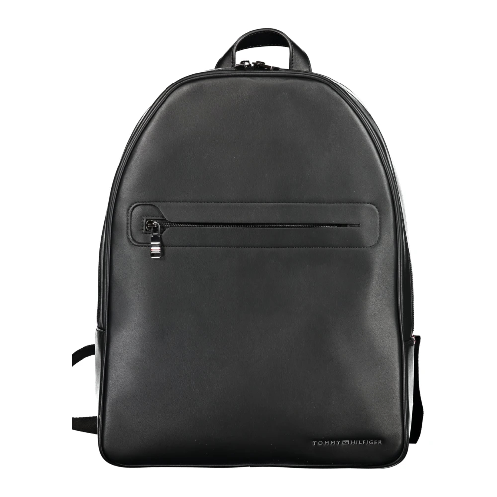 Tommy Hilfiger Herren Schwarz Leder-Rucksack Einheitsgröße - Bild 4